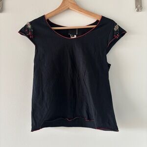 Vintage Y2K Anna Sui Embellished Shirt